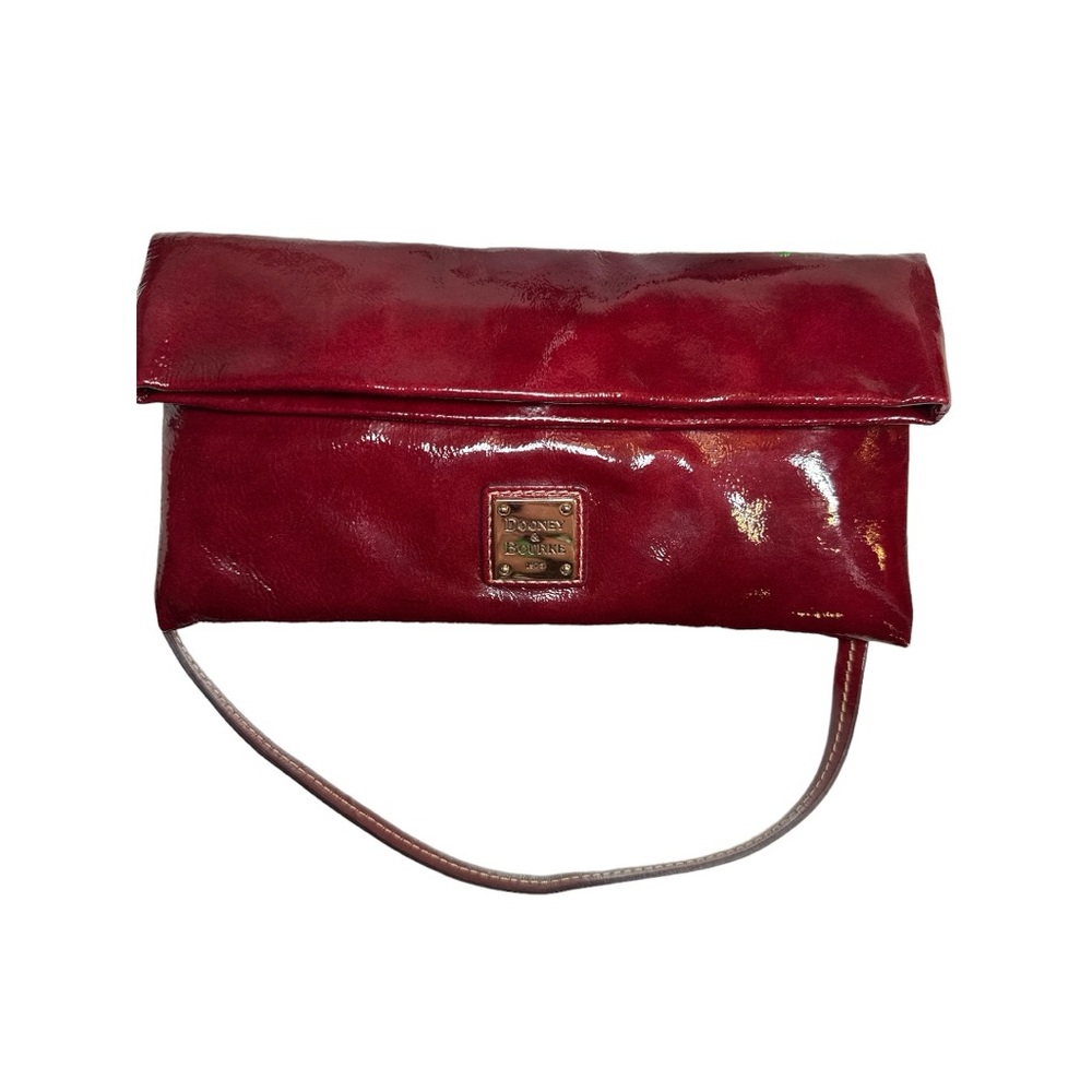Dooney & Bourke Red Patent Leather Clutch